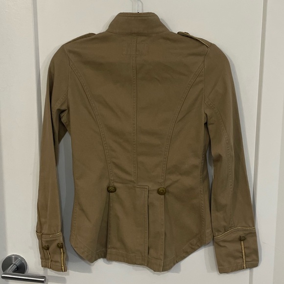 Denim Supply Ralph Lauren Women’s Military Style Jacket Size XS Tan - Picture 6 of 6